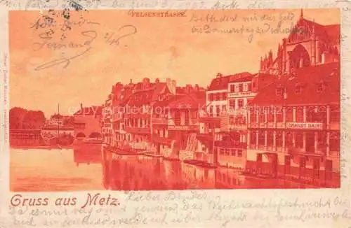 AK / Ansichtskarte  METZ  57 Moselle Felsenstrasse