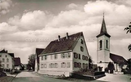 AK / Ansichtskarte  Dormettingen BW Ortspartie mit Kirche