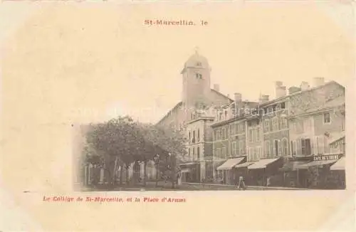 AK / Ansichtskarte  St-Marcellin 38 Isere Le College de St Marcellin et la Place d'Armes