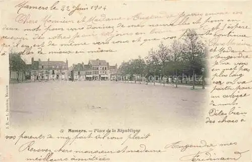 AK / Ansichtskarte  Mamers 72 Sarthe Place de la Republique
