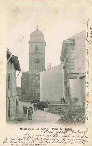 AK / Ansichtskarte  Monthureux-sur-Saone Epinal 88 Vosges Place de l'Eglise