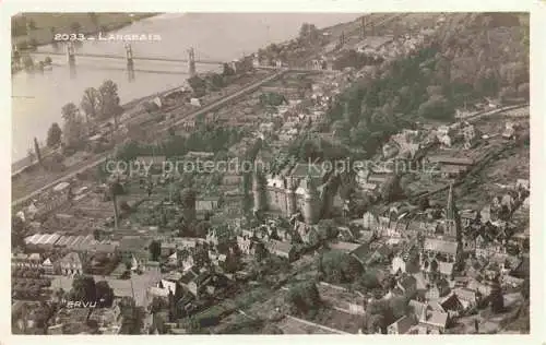 AK / Ansichtskarte  Langeais 37 Indre-et-Loire Vue aerienne