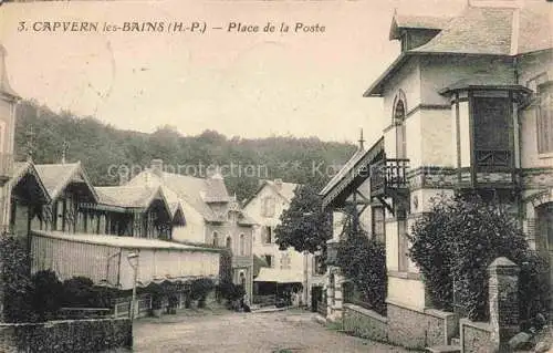 AK / Ansichtskarte  Capvern les Bains 65 Hautes-Pyrenees Place de la Poste