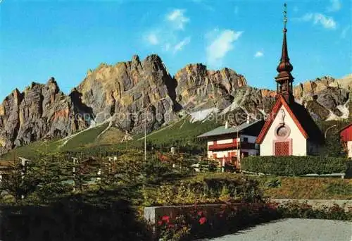 AK / Ansichtskarte  Cortina d Ampezzo Veneto IT Chiesetta Santa Giuliana e Pomogagnon Dolomiti