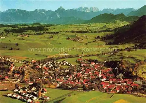 AK / Ansichtskarte  Nesselwang Allgaeu Bayern Panorama Kenzenhochgebirge Mieminger Hochgebirge