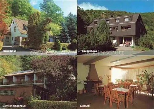 AK / Ansichtskarte  Rotenburg Fulda Hessen Haus der Begegnung MBR e.V. Hannover Haupthaus Tagungshaus Schwimmbadhaus Essraum