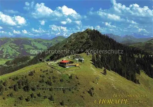 AK / Ansichtskarte  Westendorf Tirol AT Bergrestaurant Choralpe Alpenpanorama