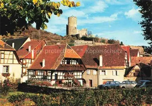 AK / Ansichtskarte  Kaysersberg Kaisersberg Alsace 68 Haut Rhin Vieilles maisons et le château