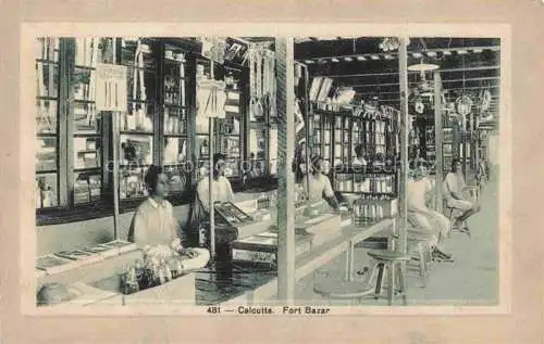 AK / Ansichtskarte  Calcutta India Fort Bazar