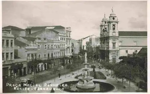 AK / Ansichtskarte  Pernambuco Recife Brazil Praca Maciel Pinheiro Recife