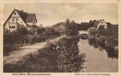 AK / Ansichtskarte  Koenigswusterhausen Berlin Partie am Kanal Klein Venedig