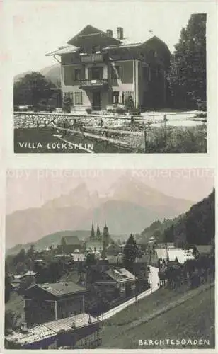 AK / Ansichtskarte  BERCHTESGADEN Hotel Villa Lockstein Stadtansicht