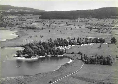 AK / Ansichtskarte  WETZIKON  Pfaeffikersee ZH Strandbad Wetzikon mit Campinglatz und Balmerberg Fliegeraufnahme