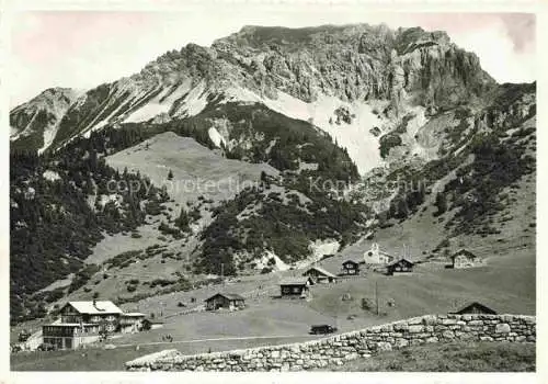 AK / Ansichtskarte  Malbun Triesenberg Liechtenstein Alpenhotel Malbun mit Gamsgrat und Ochsenkopf