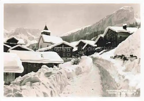 AK / Ansichtskarte  Tschiertschen GR Wintermotiv