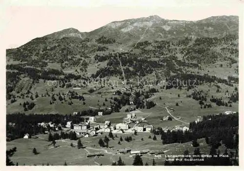 AK / Ansichtskarte  Lenzerheide GR mit Crap la Pala und Piz Scalottas