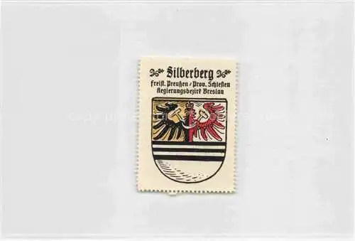 AK / Ansichtskarte  Silberberg Festung Eulengebirge PL Freistaat Preussen Prov. Schlesien Regierungsbezirk Breslau Wappen