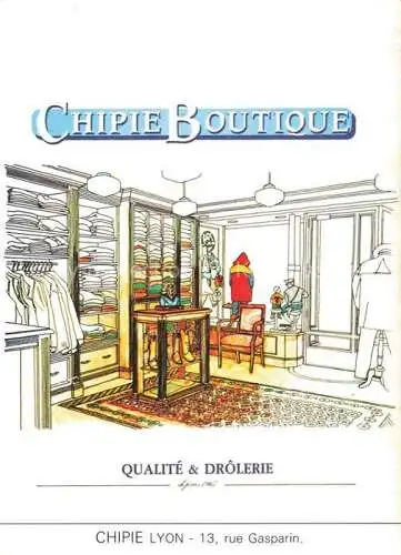 AK / Ansichtskarte  LYON 69 Rhone Chipie Boutique Dessin Kuenstlerkarte