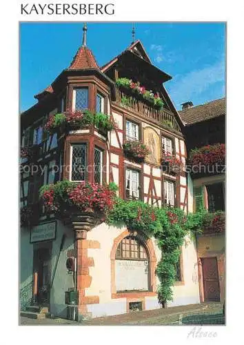 AK / Ansichtskarte  Kaysersberg Kaisersberg Alsace 68 Haut Rhin Maison à pans de bois du XVIe siècle Altes Haus 16. Jhdt. Fachwerkhaus