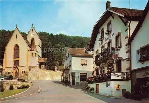 AK / Ansichtskarte  Ferrette Pfirt 68 Haut-Rhin Eglise Saint Bernard XVe siècle