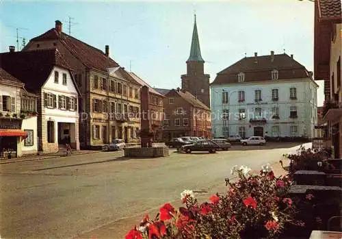 AK / Ansichtskarte  DANNEMARIE  Dammerkirch Alsace 68 Haut-Rhin Place de l'Hôtel de Ville