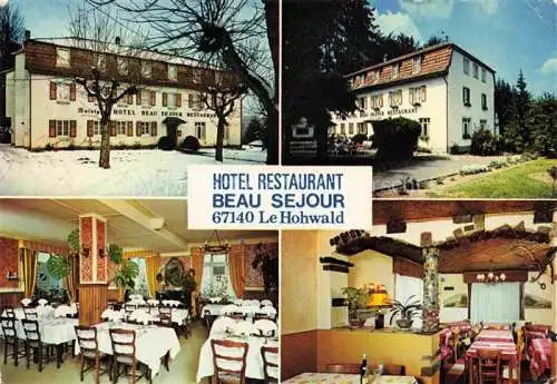 AK / Ansichtskarte  Le Hohwald Selestat-Erstein 67 Bas-Rhin Hôtel Restaurant Beau Séjour