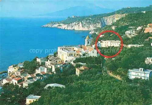 AK / Ansichtskarte  Massa Lubrense Sorrento IT Panorama Hotel Piccolo Paradiso Costiera Sorrentina veduta aerea