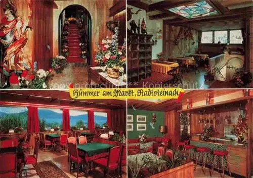 AK / Ansichtskarte  Stadtsteinach Huemmer am Markt Gasthof und Metzgerei