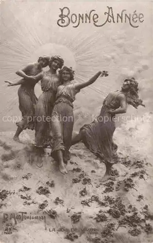 AK / Ansichtskarte  Foto AN Paris (Noyer) Nr. 163 Neujahr 