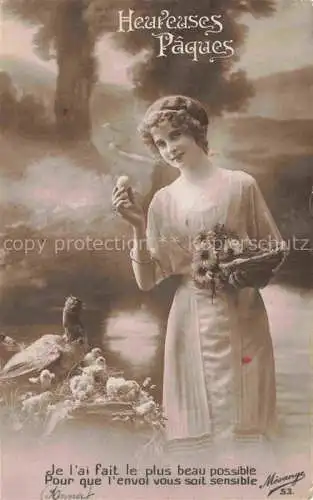 AK / Ansichtskarte  Foto MESANGE Nr. 53 Ostern Easter Paques Pasqua kueken