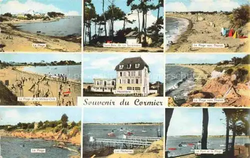 AK / Ansichtskarte  Cormier Le La Plaine-sur-Mer 44 Loire-Atlantique Plage Mickey-Club Sous-bois de la Sauzinière Hostellerie Plage vers Tharon Port les pêcheurs