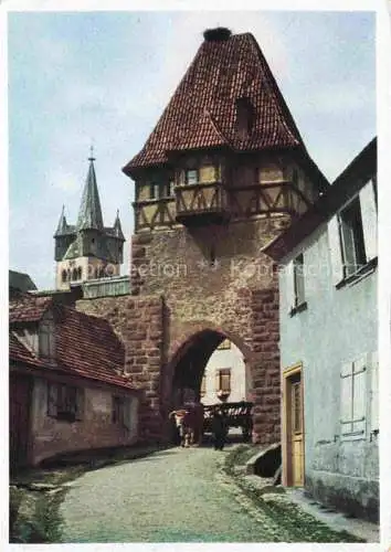 AK / Ansichtskarte  Kestenholz Elsass 67 Torbogen Altstadt