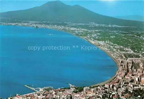 AK / Ansichtskarte  SORRENTO  Sorrent Campania IT Il Vesuvio Panorama vista dall strada per Sorrento veduta aerea