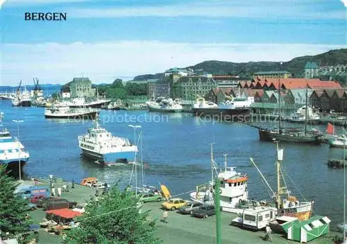 AK / Ansichtskarte  Bergen  Norge The harbour