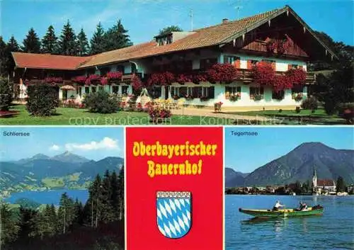 AK / Ansichtskarte  Schliersee Oberbayerischer Bauernhof Tegernsee Alpen