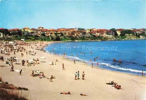 AK / Ansichtskarte  Sozopol Sozopole Sosopol BG Panorama Strand Blick zur Stadt