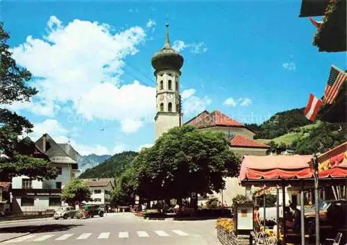 AK / Ansichtskarte  Schruns Tschagguns Vorarlberg AT Ortszentrum Kirche