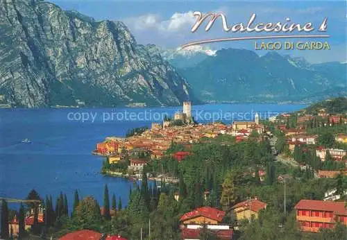 AK / Ansichtskarte  Malcesine Lago di Garda Panorama Gardasee Alpen