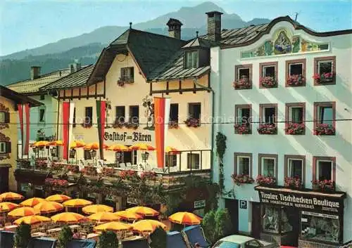 AK / Ansichtskarte  St Johann Tirol AT Gasthof zum Baeren Blick gegen Kitzbueheler Horn