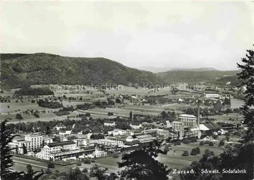 AK / Ansichtskarte  Zurzach Bad AG Schweiz Sodafabrik Panorama