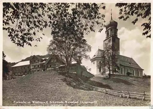 AK / Ansichtskarte  Schwende Appenzell IR Ferienheim Waedenswil Kirche