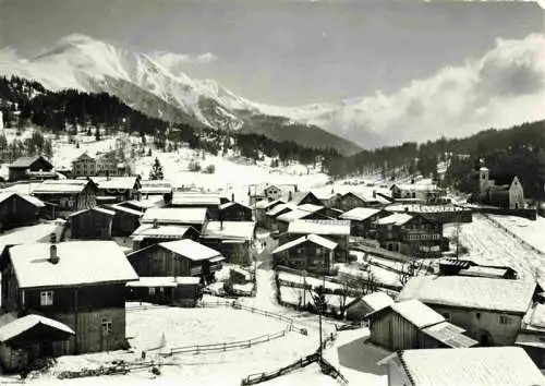 AK / Ansichtskarte  Feldis GR Ortsansicht mit Faulenberg und Staetzerhorn