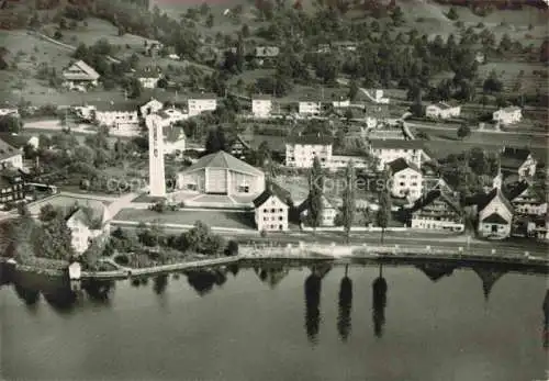 AK / Ansichtskarte  Oberwil ZG am Zugersee Fliegeraufnahme