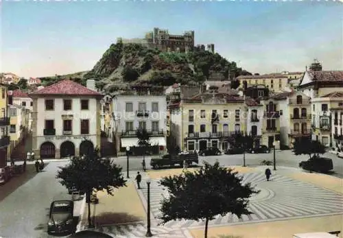 AK / Ansichtskarte  Leiria PT Praca de Rodrigues Lobo e Castelo