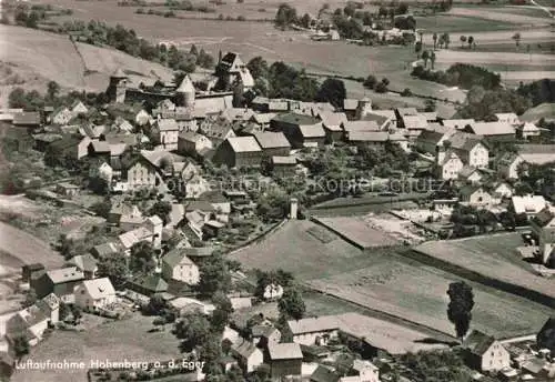 AK / Ansichtskarte  Hohenberg Eger Fliegeraufnahme