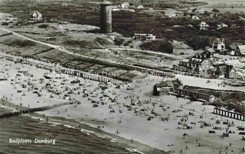 AK / Ansichtskarte  Domburg Zeeland NL Badplaats Fliegeraufnahme