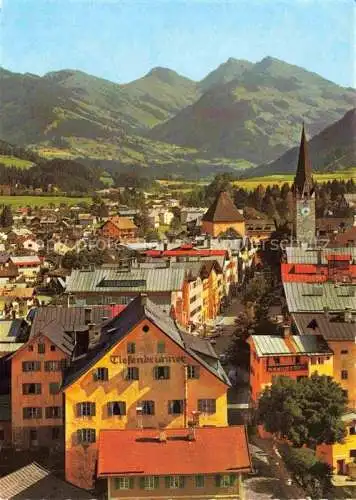 AK / Ansichtskarte  Kitzbuehel Tirol AT Panorama Blick von der Pfarrkirche gegen Sueden