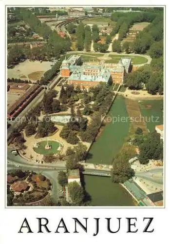 AK / Ansichtskarte  MADRID  ES Aranjuez Palacio Real y jardines vista aérea