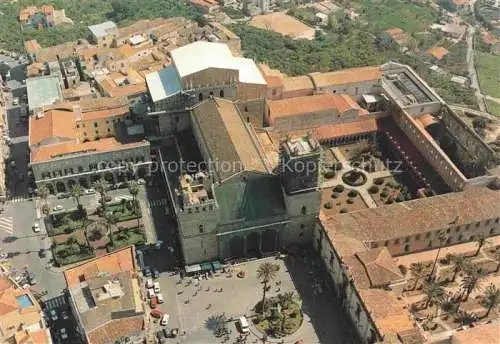 AK / Ansichtskarte  Monreale Il Duomo veduta aerea