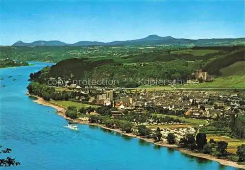 AK / Ansichtskarte  Bad Hoenningen Panorama mit Schloss Arensfels und Siebengebirge